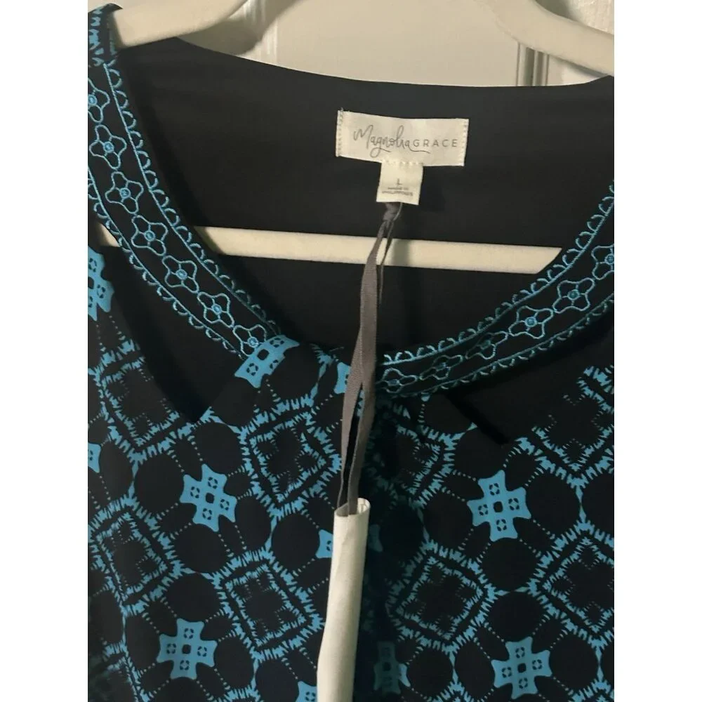 Magnolia Grace Larsyn Matte Jersey Dress Size Medium Midi Lined NWT - Picture 4 of 6